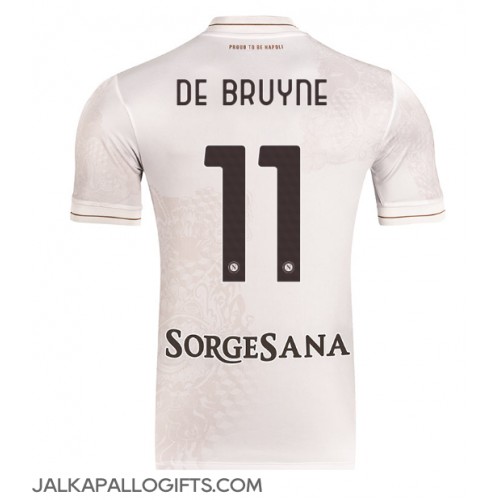 SSC Napoli Kevin De Bruyne #11 Vieraspaita 2025-26 Lyhythihainen